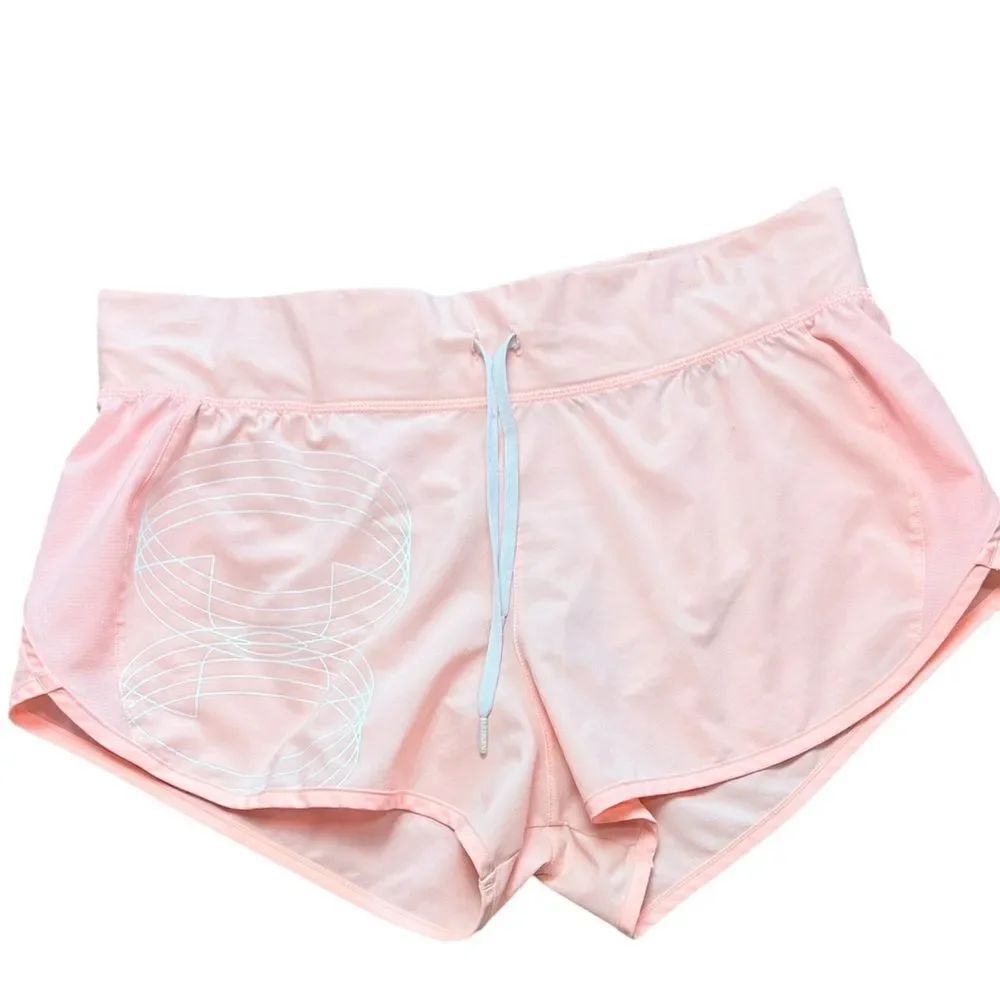 Under Armour Peach & White Nylon Shorts